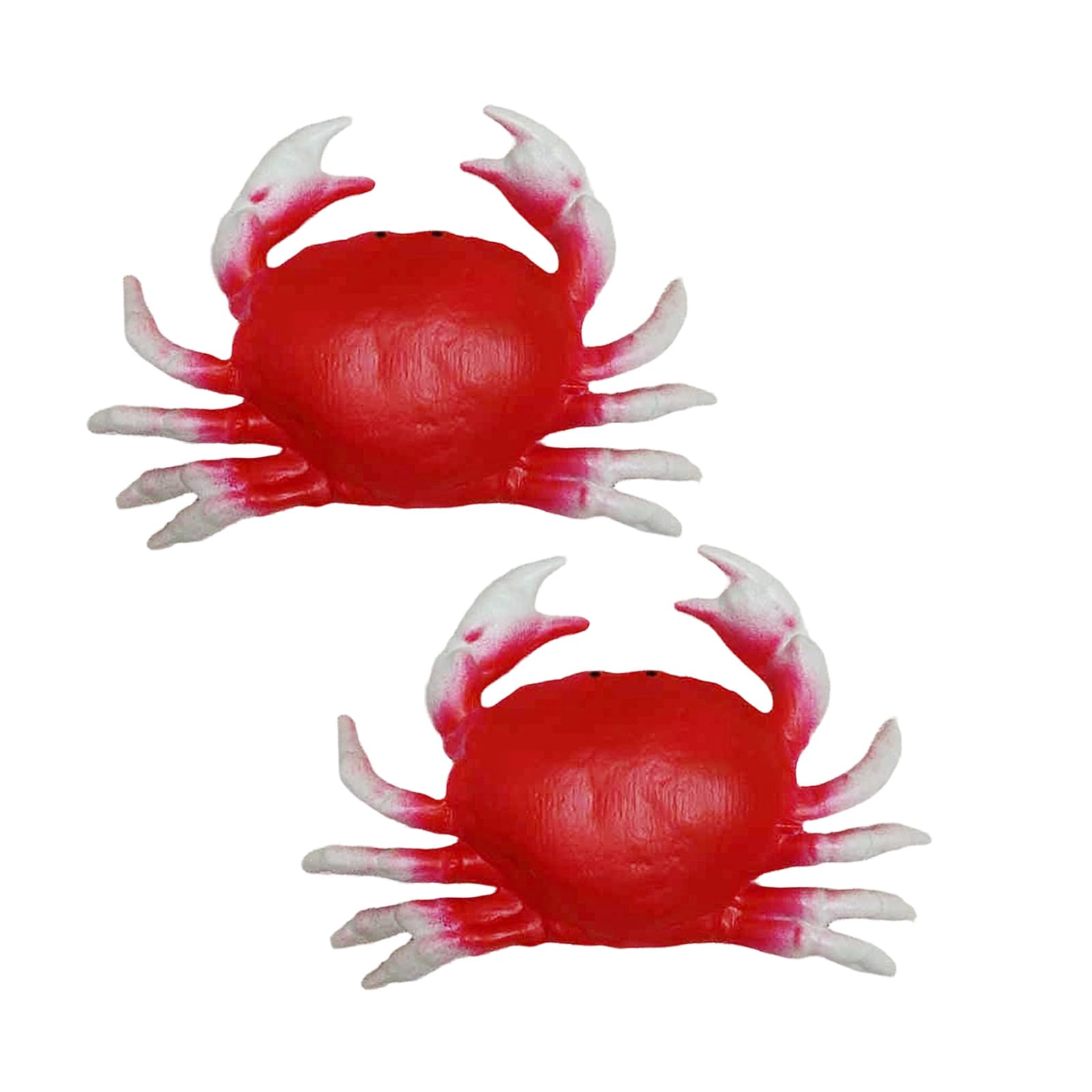 Kaeltsyn Bright ABS Crabs Sculpture Display Decors Designed for Tabletop Arrangements and Seasonal Celebration Window Display Decors