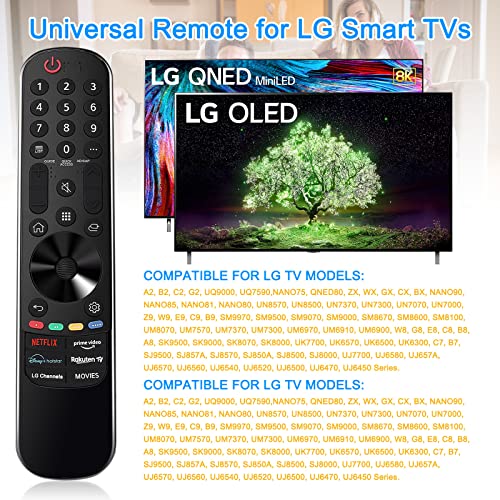 MR21GA Télécommande Vocale Magique Compatible Avec LG 4K Ultra HD