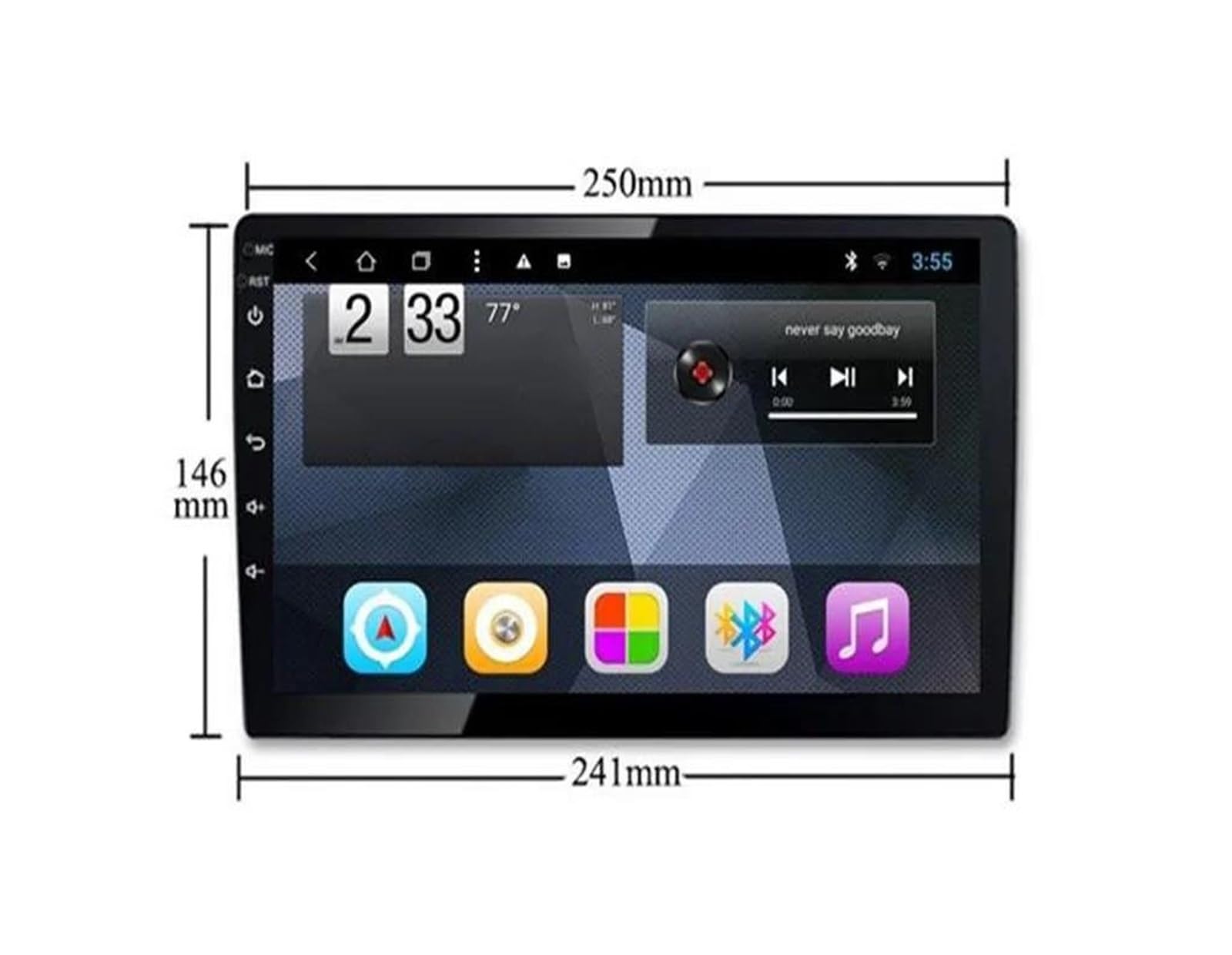 Kit montaje autorradio Para Nissan Para Qashqai Para X-Trail 2014