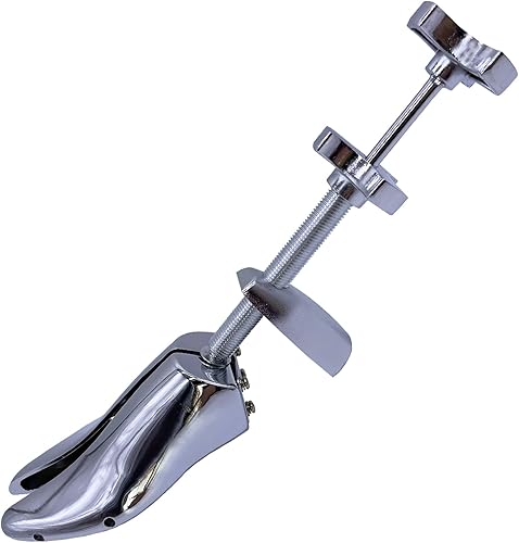 Miniatura 2 de Xinlinke Camilla de zapatos de metal profesional para hombre talla 5-12 EU 39-46 zapatos planos árbol de 2 vías ajustable ancho ancho longitud