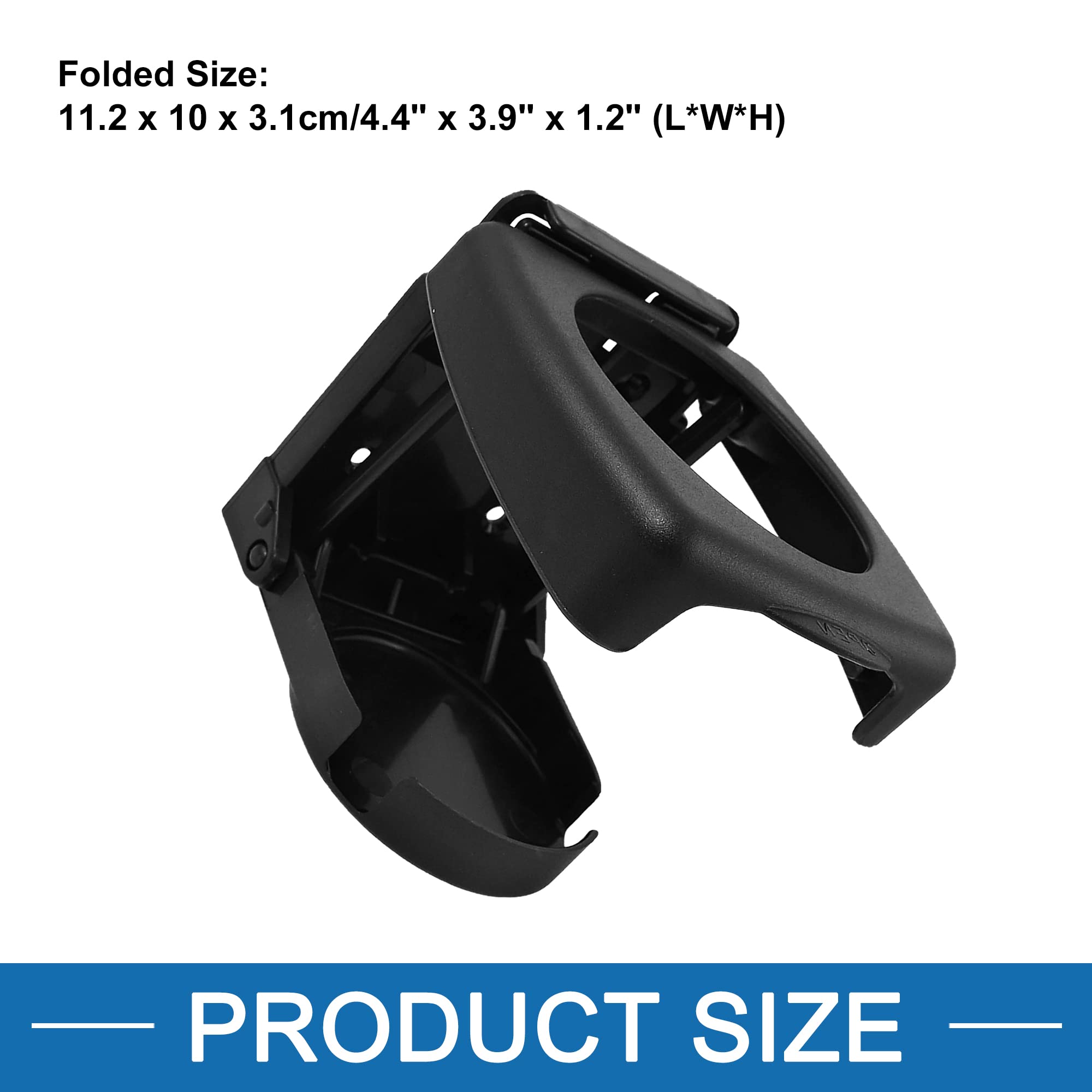 NARUNDREN - Portabicchieri per auto, con base regolabile, compatibile con Yeti da 20/26/850,5 g, misura L, 32/1,134 g, adatta alla maggior parte dei portabicchieri, bottiglie di diametro da 8,6 a 11,5