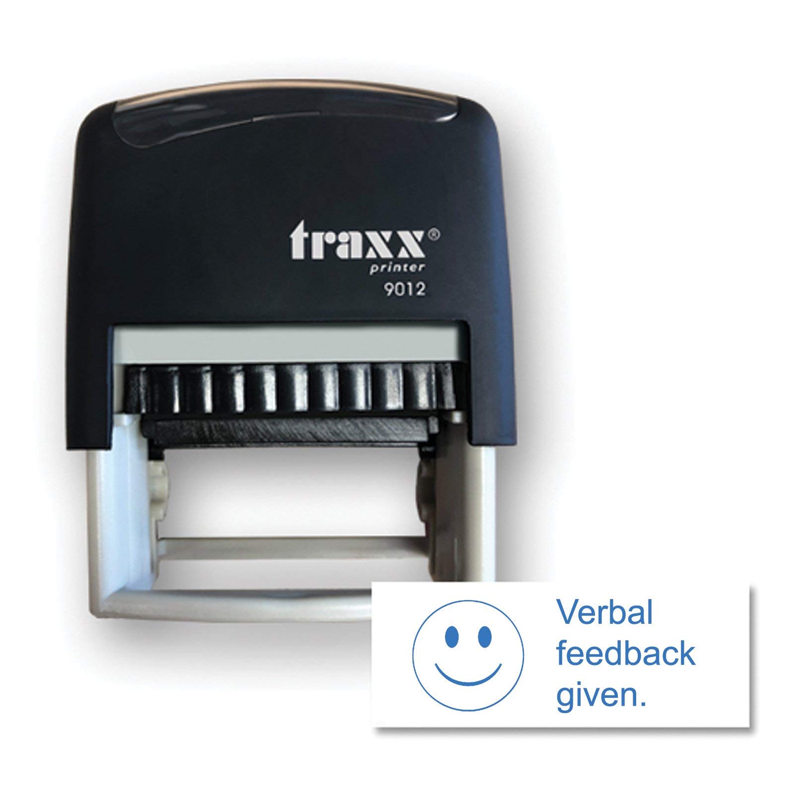 Stamp Design 4U Blue Traxx 9012 Stock School Teacher Stamps *Verbal Feedback Given Design In Ink*