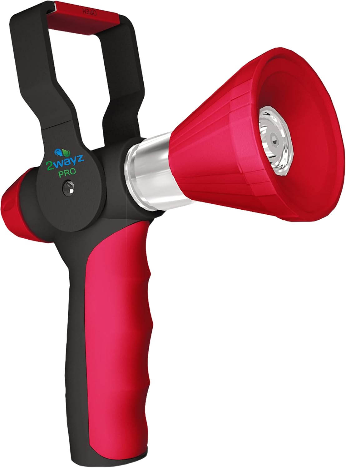 Red Fireman Hose Nozzle, Garden Hose Nozzle Firefighter Style, Garden