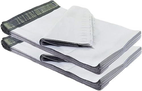 Miniatura 42 de iMBAPrice Paquete de 200 sobres de polietileno negros de 9 x 12 pulgadas, bolsas de sobres de polietileno color #3, autoadhesivas, impermeables y a