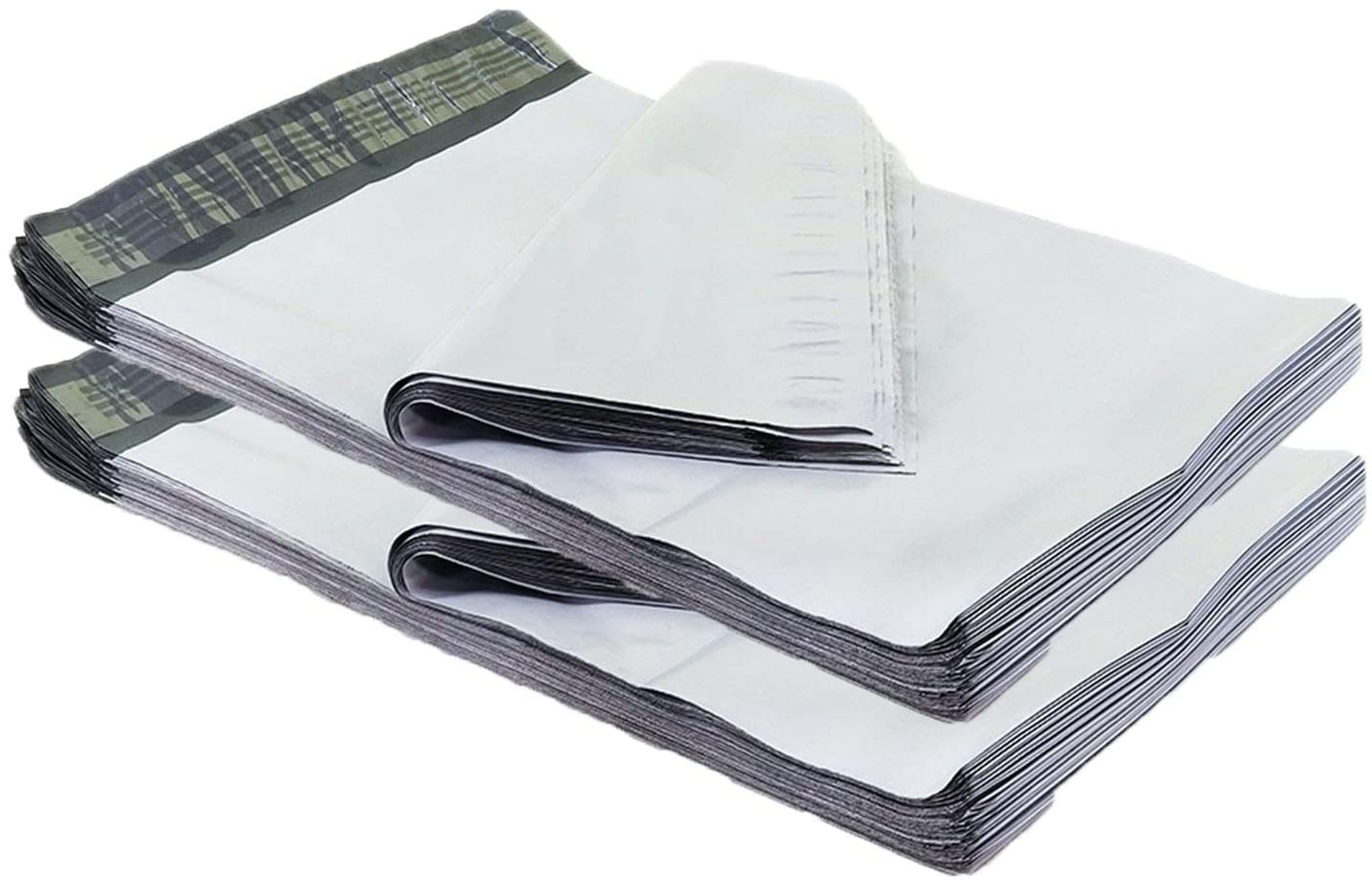 iMBAPrice White Poly Mailers 12 x 15.5 Inch (#5), 200-Pack – Self-Seal Waterproof Shipping Bags, Tear-Resistant Mailing Envelopes for Apparel,