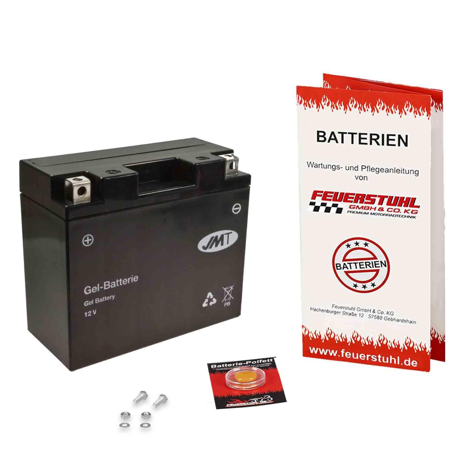 Gel Batterie für Ducati Scrambler 800, 2015-2022, wartungsfrei, einbaufertig (inkl. 7,50€ Pfand)