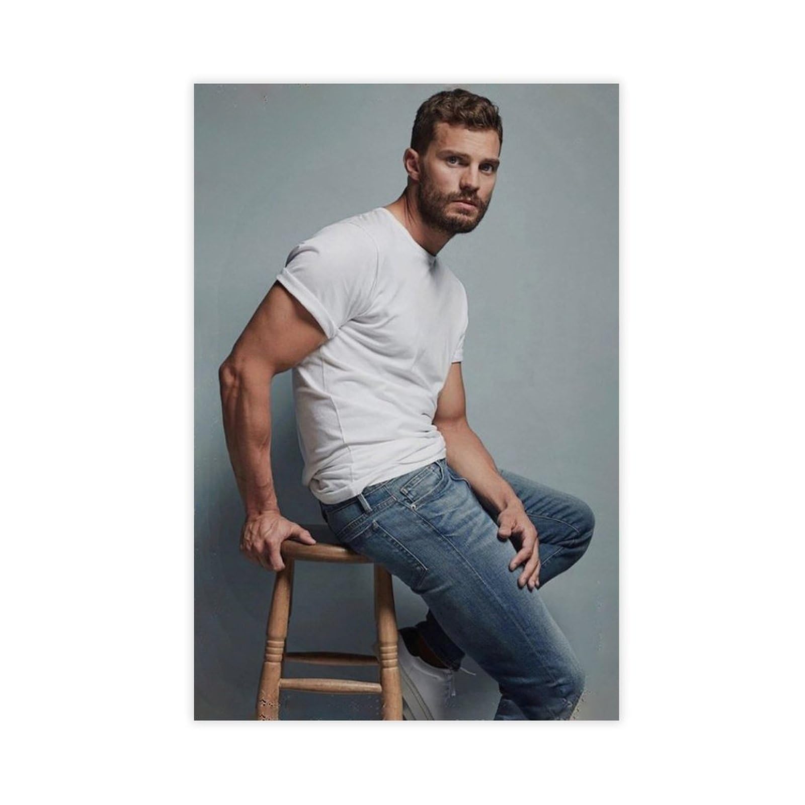 Phthdb Unframe-Style Actor Jamie Dornan Poster Canvas Poster Office Decor Gift