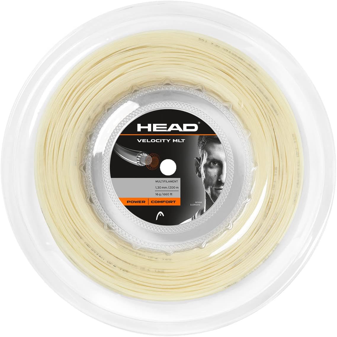 HEAD Velocity MLT Tennis Racket String 660' Reel Multifilament Racquet String