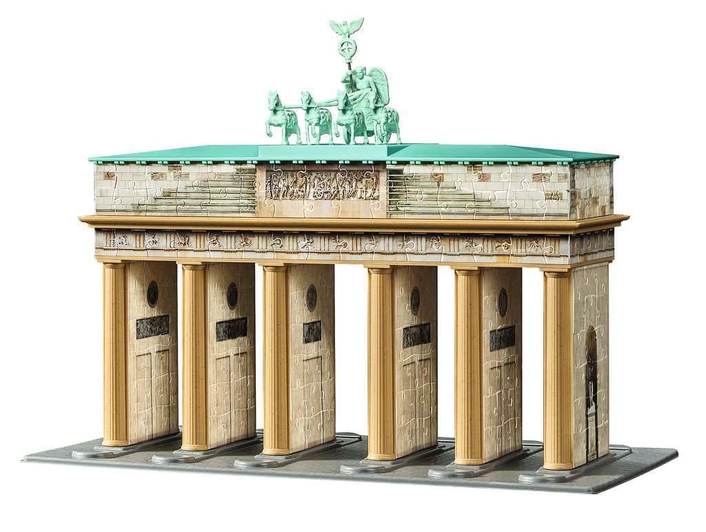 Ravensburger Italy Puzzle 3D Porta Di Brandeburgo, 125517, Bianco, 324 Pezzi