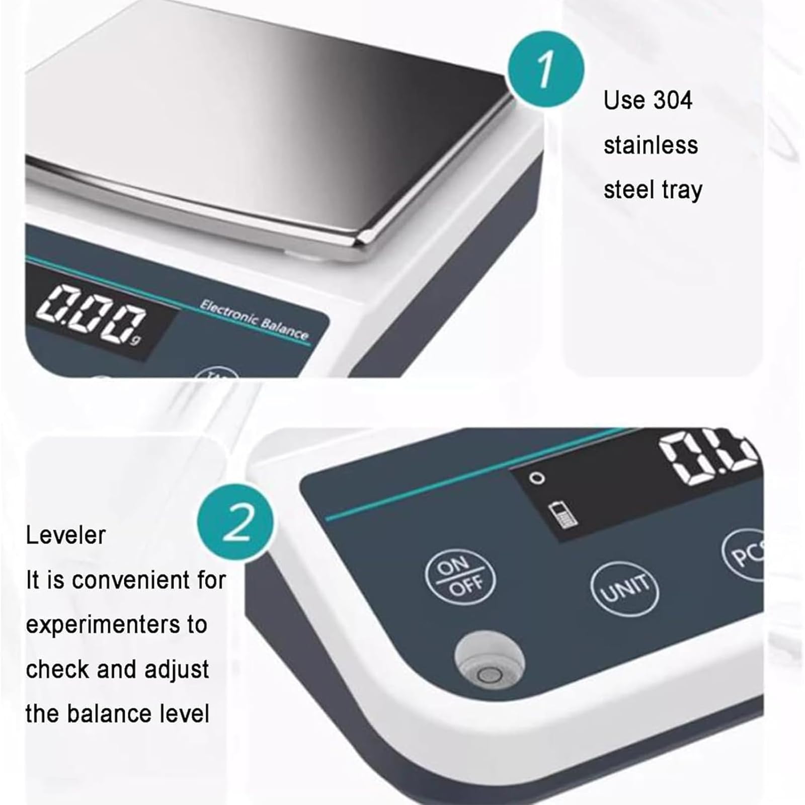 Balance D'analyse Électronique 300 G, Haute Précision, avec Écran D'affichage, Précision : 0,001 G, Capteur Magnétique Électronique, pour Bijoux Et Produits Médicaux