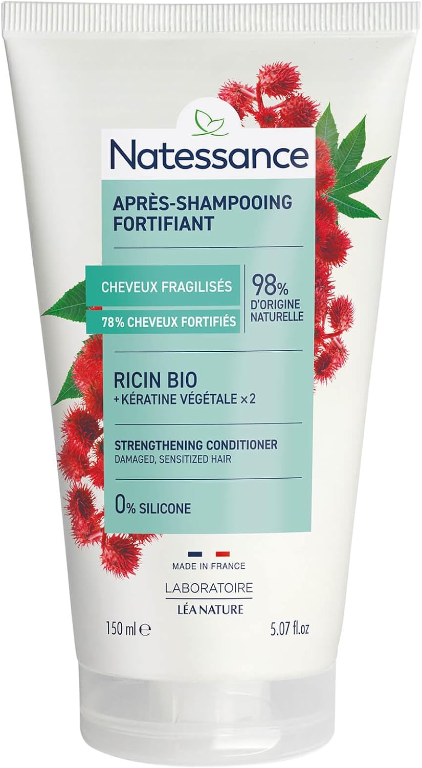 Natessance – Fortifying detangling conditioner – Castor & Vegetable Keratin