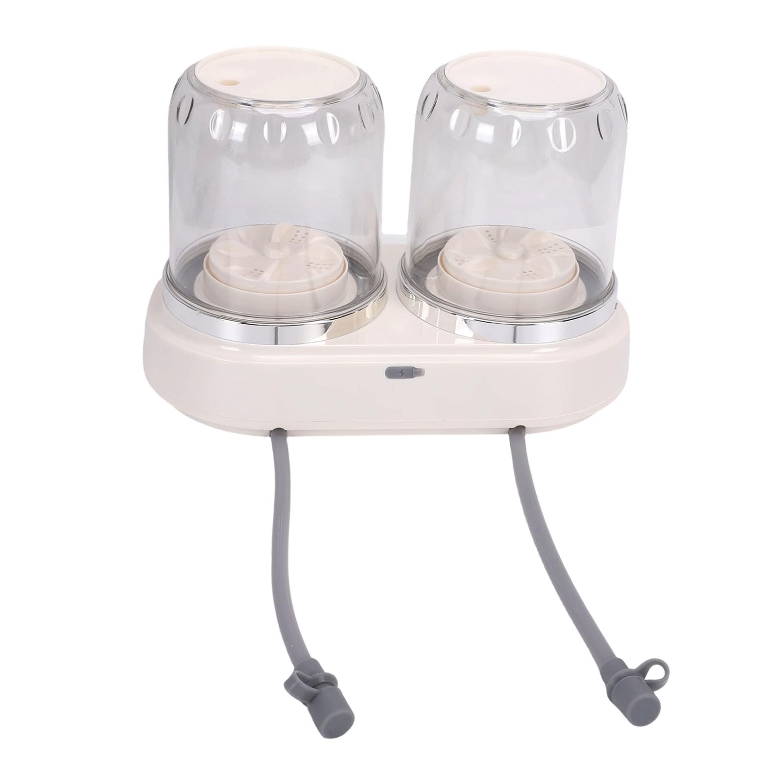 SUNGOOYUE Otros Productos de Higiene Tina Doble de 2 Litros con 3 Modos de Lavado y de Limpieza, para Ropa de bebé, Calcetines, Ropa Interior, Diseño Inalámbrico Recargable por USB para Lavado