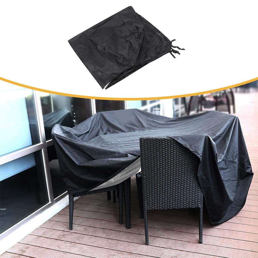 Copertura per Tavolo da Ping Pong, 280x153x73 cm Protezione Impermeabile in Poliestere Antivento Cinghie Universale per Esterni Adatta anche Tavoli da Biliardo e Arredi da Giardino