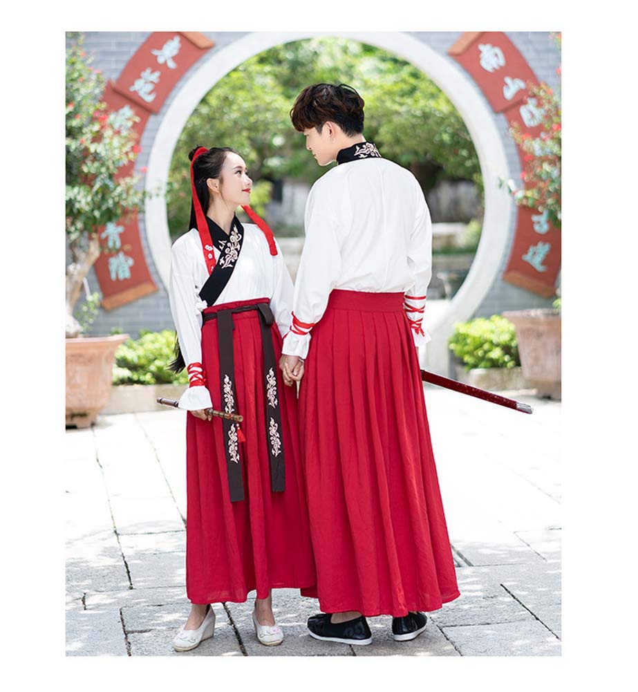 Amazon | 漢服 チャイナ服 中国古風 演出服 華流ステージ コスプレ衣装