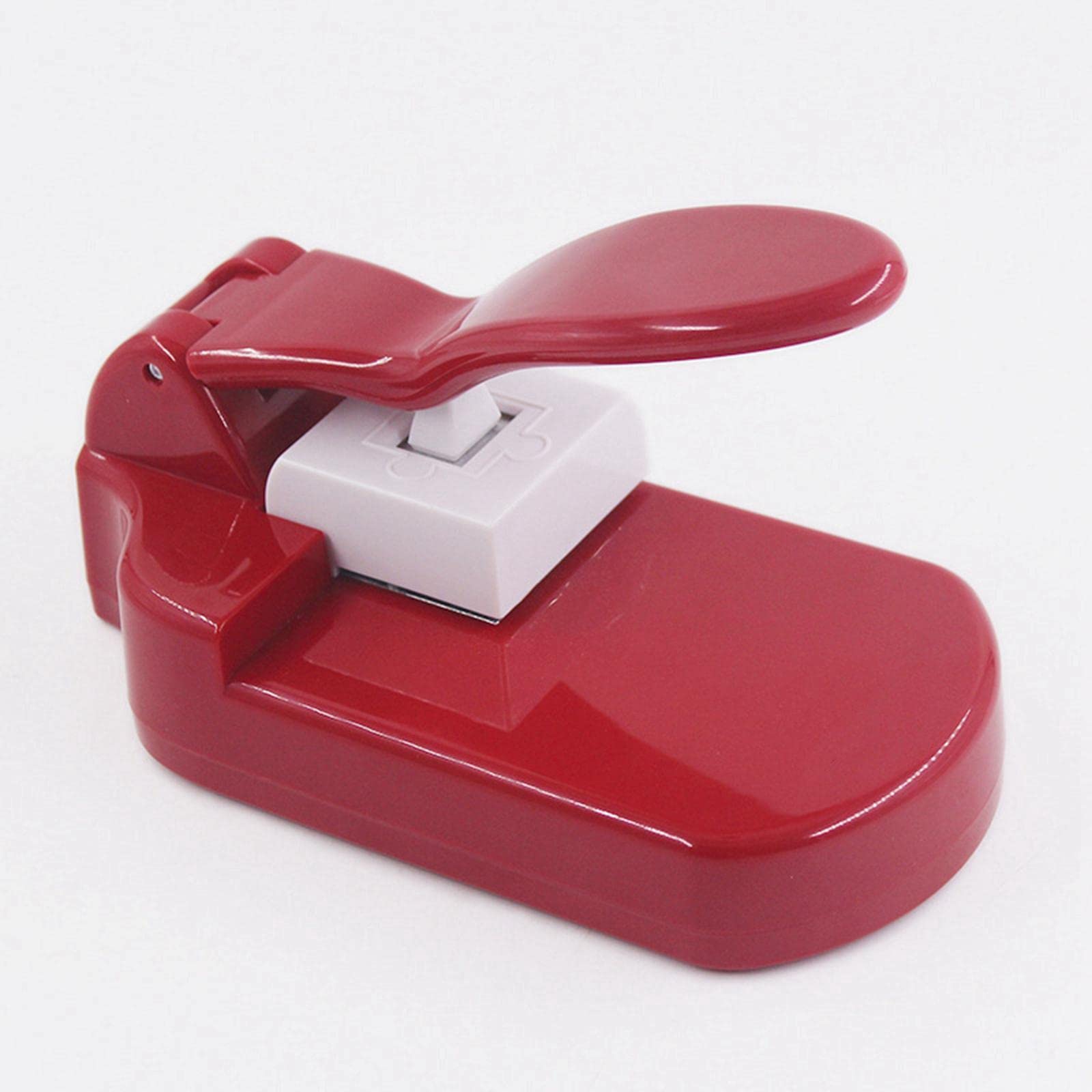 Máquina Manual para Hacer Rompecabezas, Perforadora de Plástico para Manualidades, Suministros para álbumes de Recortes Y Repujado en Casa, Rojo, Individual