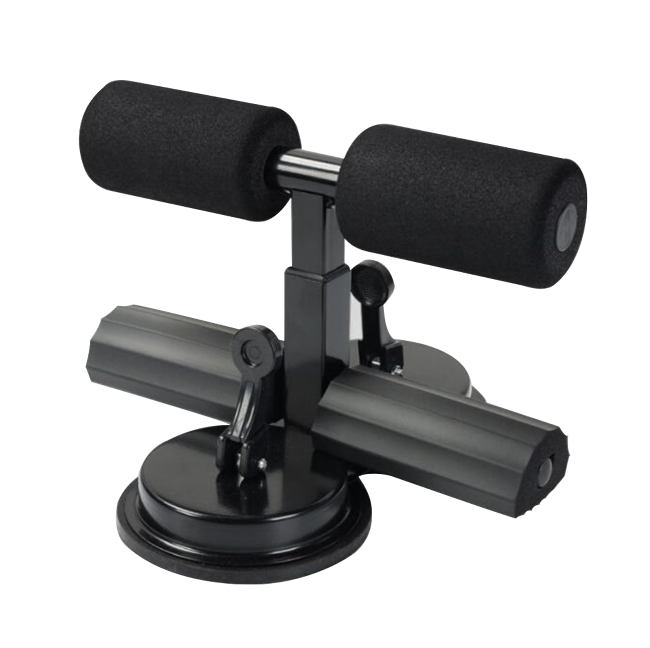 Double Adjustable Base Sit-up Bar Foot Holder Exercise Equipment for Home Workouts,Sit up Bar for Floor with Foot Holder