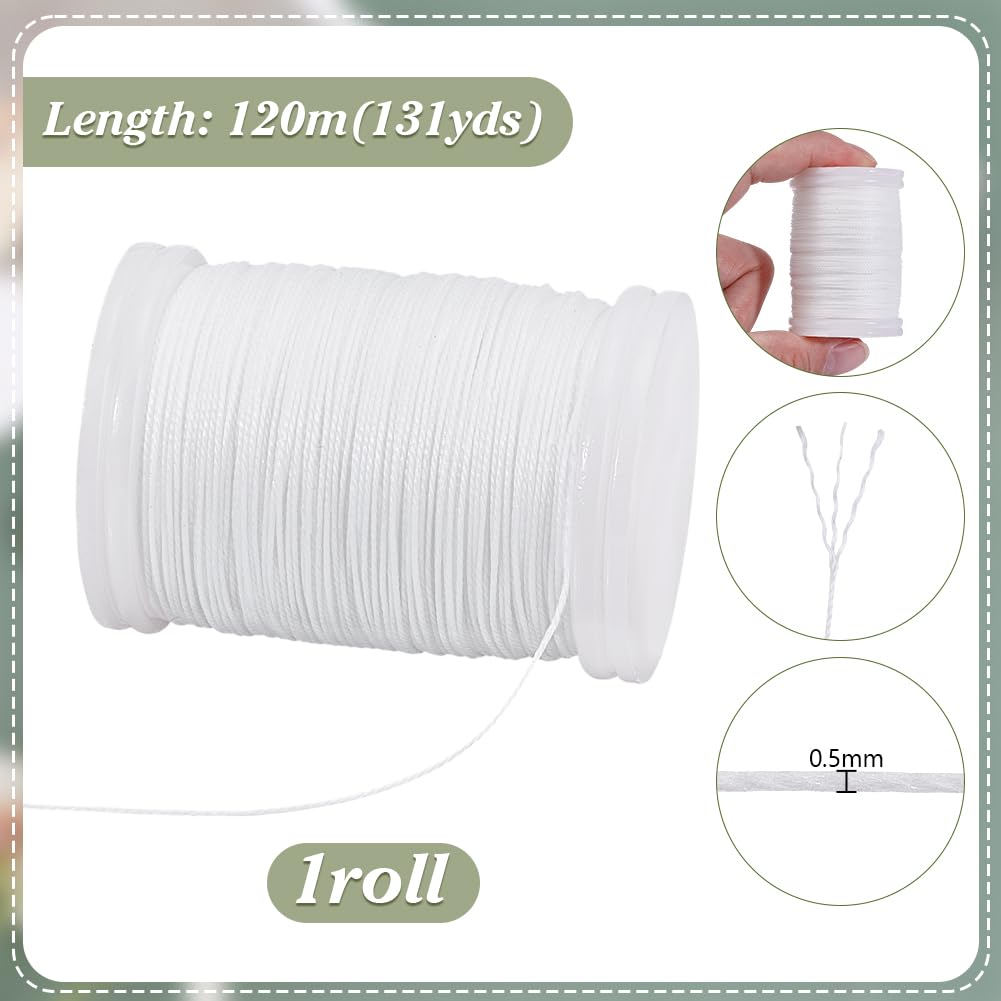 PH PandaHall 130 Yards Waxed Cord - Image 2