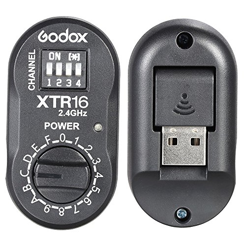 Godox XTR-16 2.4G Wireless X-system Remote Control Flash Receiver for X1C X1N XT-16 Transmitter Trigger Wistro AD360/DE/QT/DP/QS/GS/GT Series by GODOX - Used condition - US$14.39