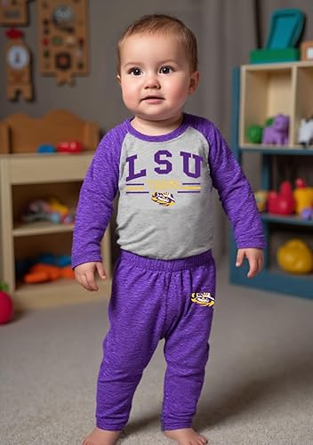 Miniatura 51 de Wes and Willy Baby College Sports Fan - Conjunto de una pieza y pantalón de manga larga