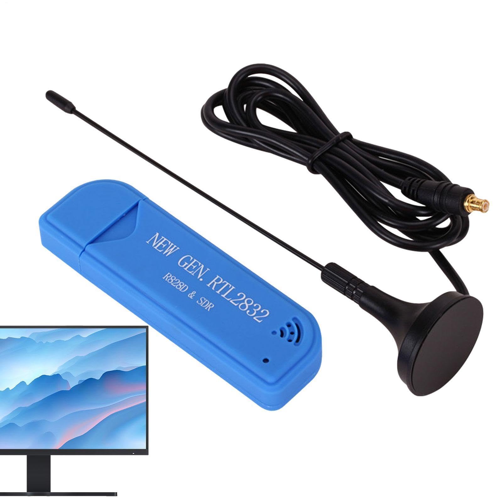 Software-Defined Radio Receiver – Mini USB RTL-SDR | USB RTL-SDR Receiver Set, Stick with Antenna | AM, NFM, FM, DSB, USBs, LSB and CW Receive Modes And With MCX Connectors