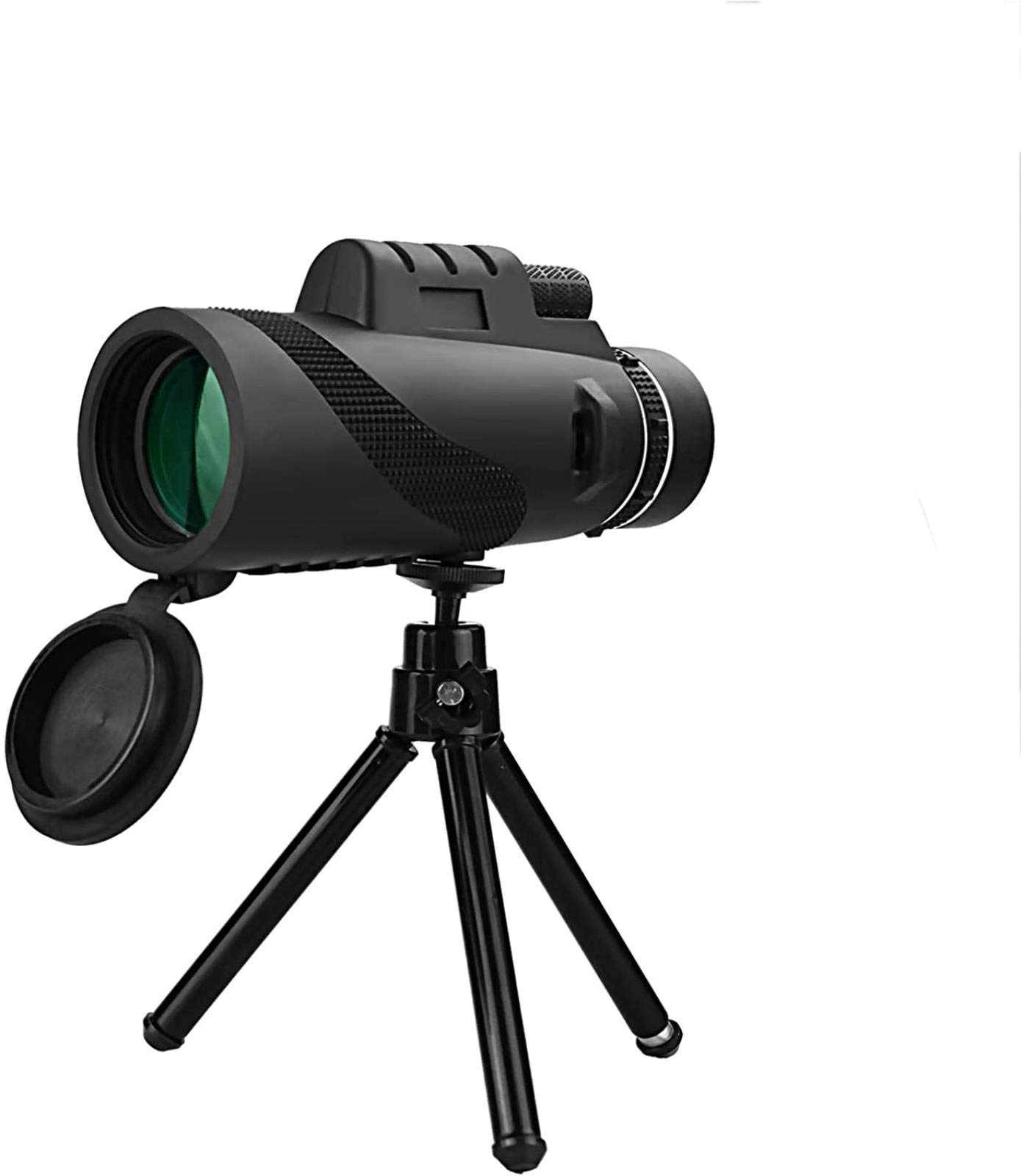 High Power Binoculars, 40×60 High BAK-4 HD Monocular with Smartphone Holder & Tripod, Zoom Telescope Waterproof, Low Light Scope for Birdwatching, Hunting, Camping for Indoor/outdo