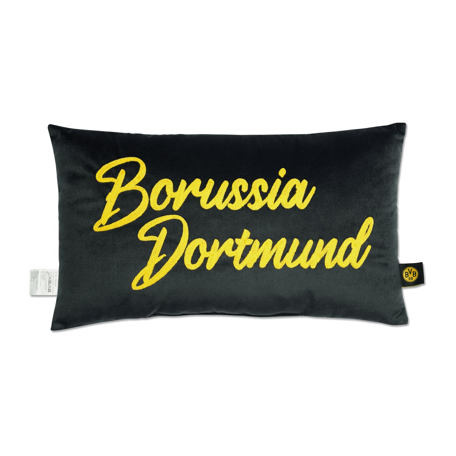 Borussia Dortmund Coussin BVB - Noir - 30 x 50 cm - 100% Polyester