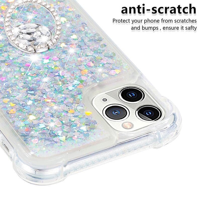 Coque iPhone 14 Plus à paillettes le cadeau Amour coloré parfait - 4