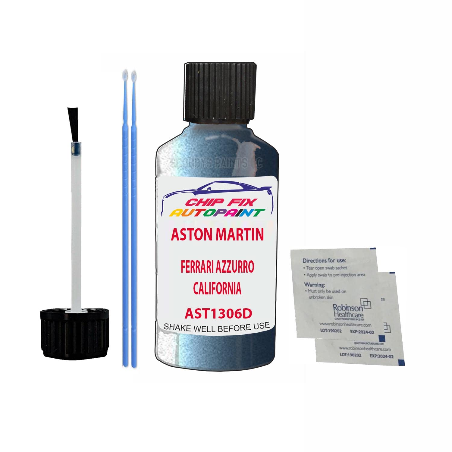 Scoobys Paints Back In The Mix Ferrari Azzurro California Touch Up Paint For Aston Martin Db9 Ast1306d 2005-2005 30Ml Bottle Brush Scratch Stone Chip Repair Pen