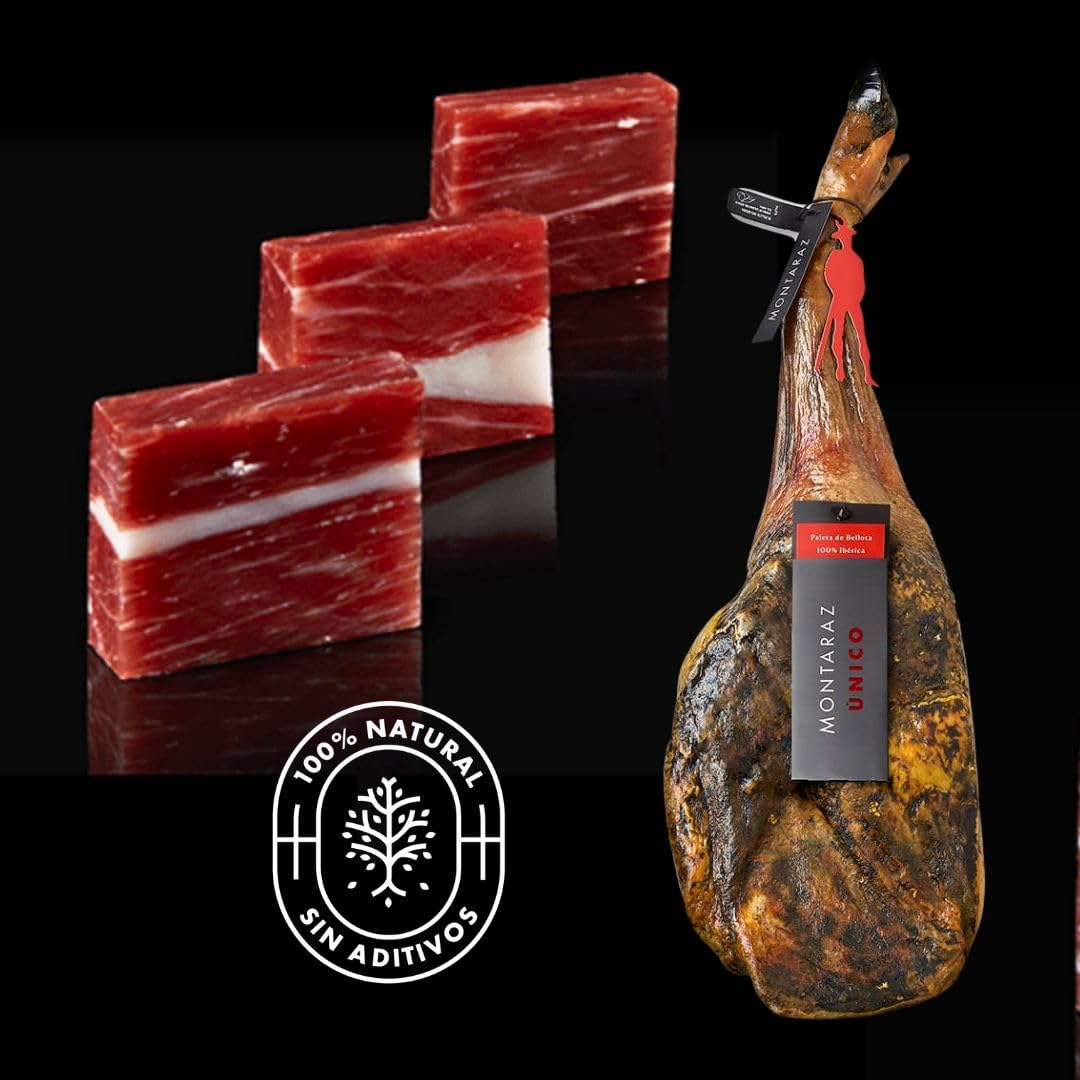 Paleta Ibérica de Bellota 100% Raza Ibérica Curación 24 Meses 4,5-5 kg Sin Aditivos