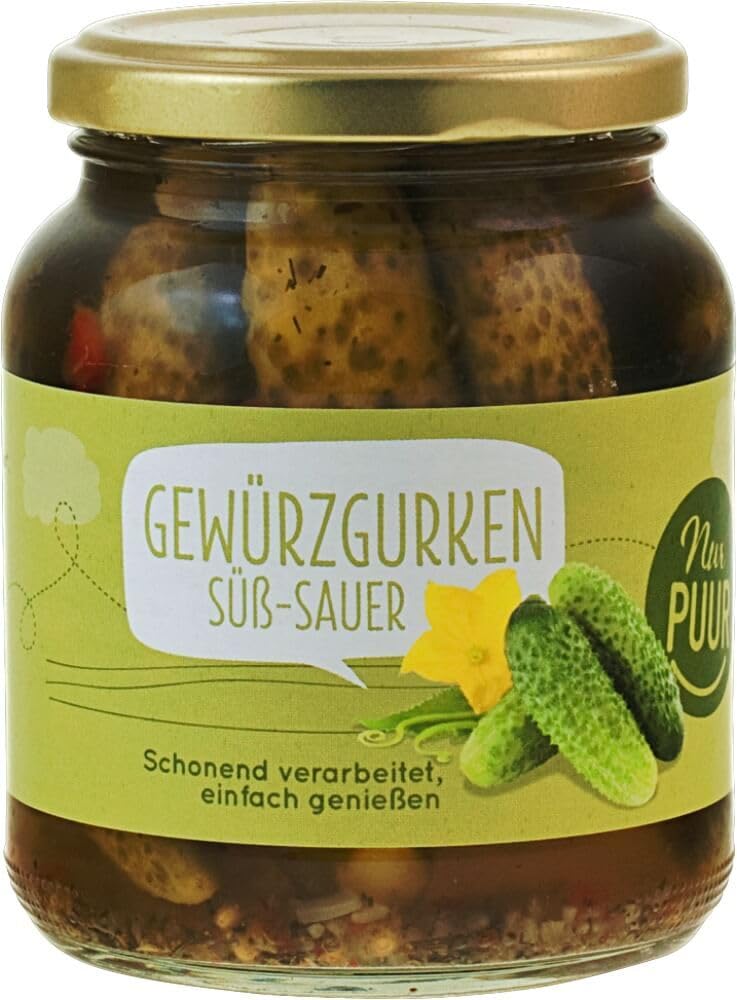 Gewürzgurken, süß-sauer 18 x 350 g