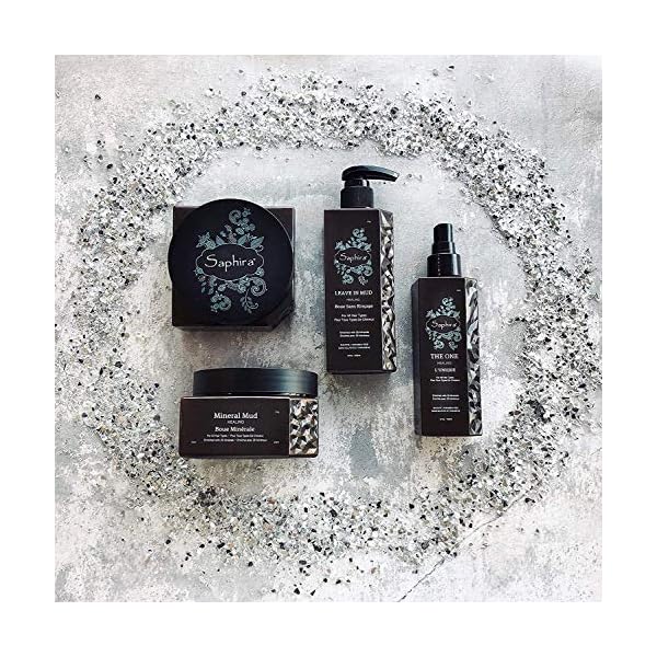 Saphira Rejuvenating Styling Cream, Frizz Control Hair Smoothing Cream and Styling Formula with 26 Dead Sea Minerals, Finishing Cream for Medium to Firm Hold, Sulfate-Free, Paraben-Free, 8.5 Ounce