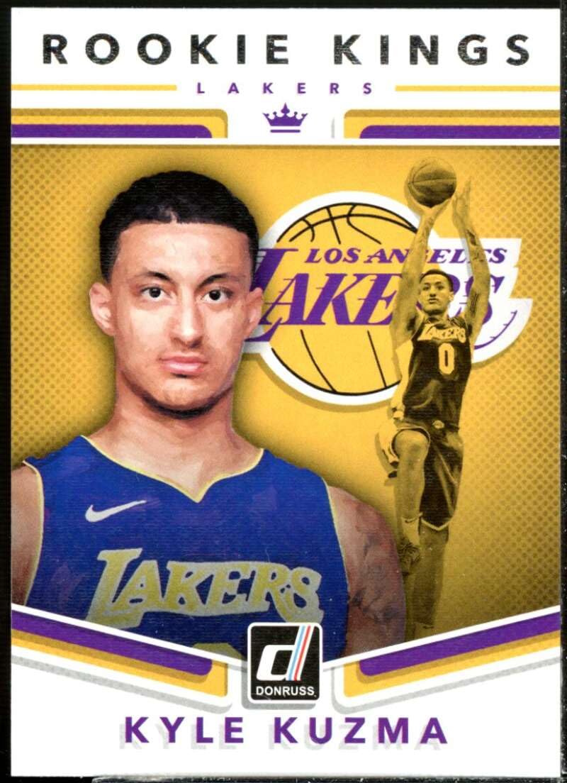 Amazon.com: Kyle Kuzma Rookie Card 2017-18 Donruss Rookie Kings 
