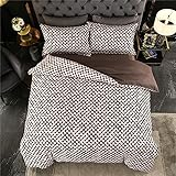 Juego de Ropa de Cama de Microfibra 3 Piezas,Cama 90cm 150x200cm)