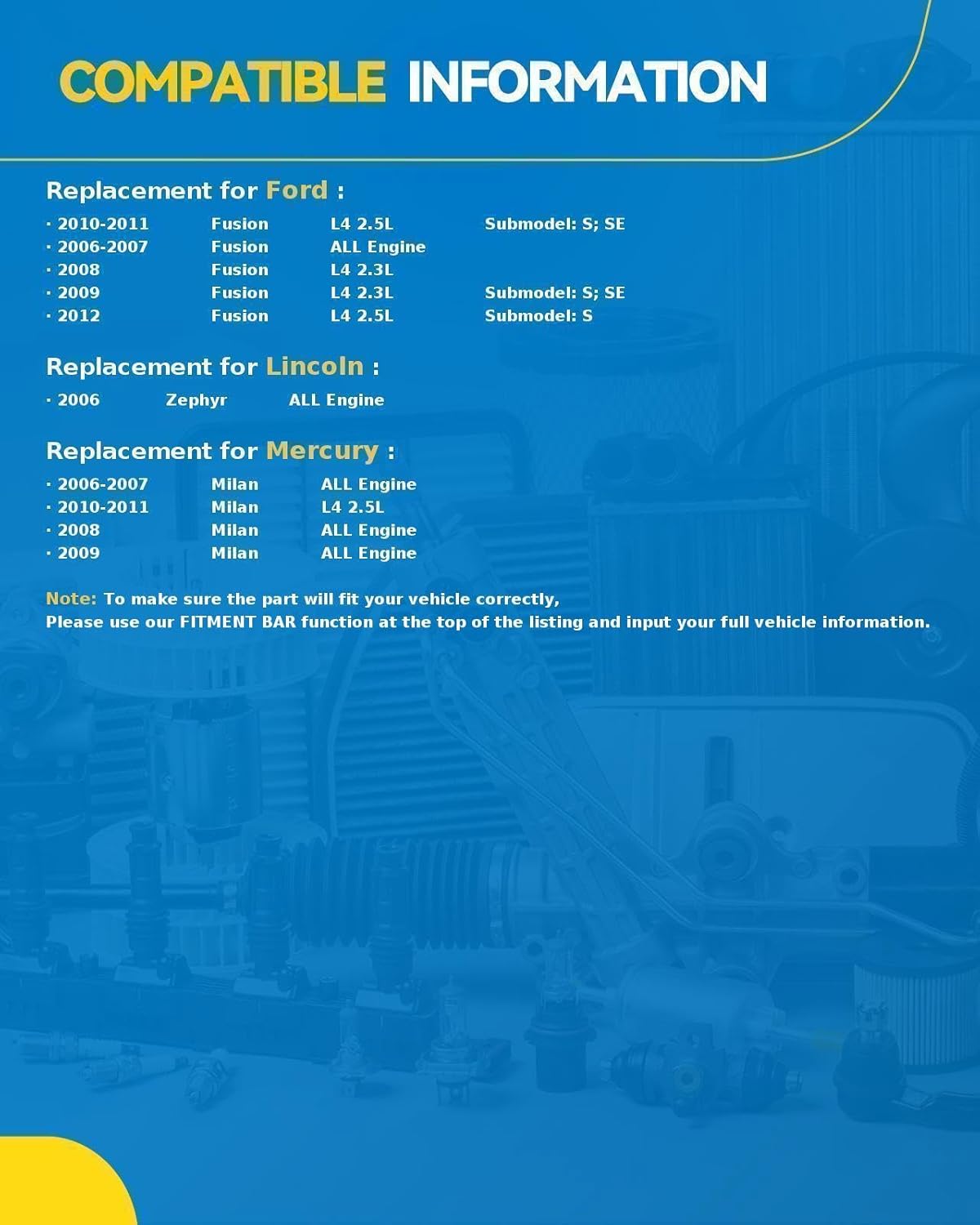 PHILTOP Air Conditioner AC Compressor with Clutch for 2006-2007 Fusion,2008 2009 Fusion 2.3L,2010-2012 Fusion 2.5L,2006-2009 Milan, 2010 2011 Milan 2.5L,2006 Zephyr, Air Conditioning Compressor