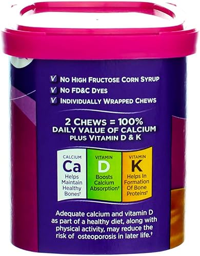 Miniatura 2 de VIACTIV Caramelo masticables suaves de calcio 60 unidades (paquete de 3)