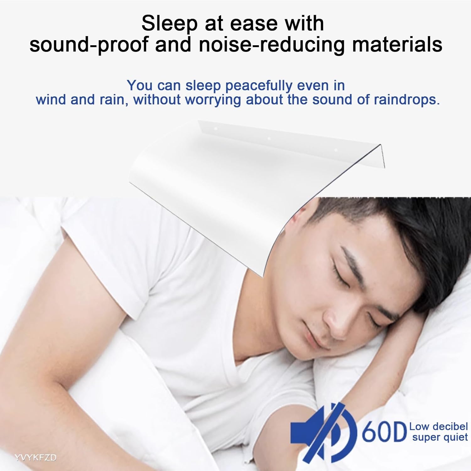 YVYKFZD Window Awning Door Canopy, Transparent Front Door Canopy Outdoor, Self Cleaning Door Canopy Awning, for UV, Rain, Snow and Sunlight Protection (Color : Transparent, Size : 40x120cm)