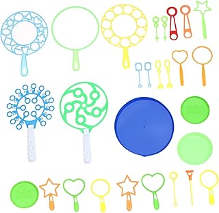 Toddmomy 28pcs Set Bubble Tool Outdoors Gifts Tool Sets for Kids Bubble Suit Party Favors Kids Party Favor Sets Bubble Wand Colorful Bubble Set Bubble Party Gift Colorful Bubble Wand Giant