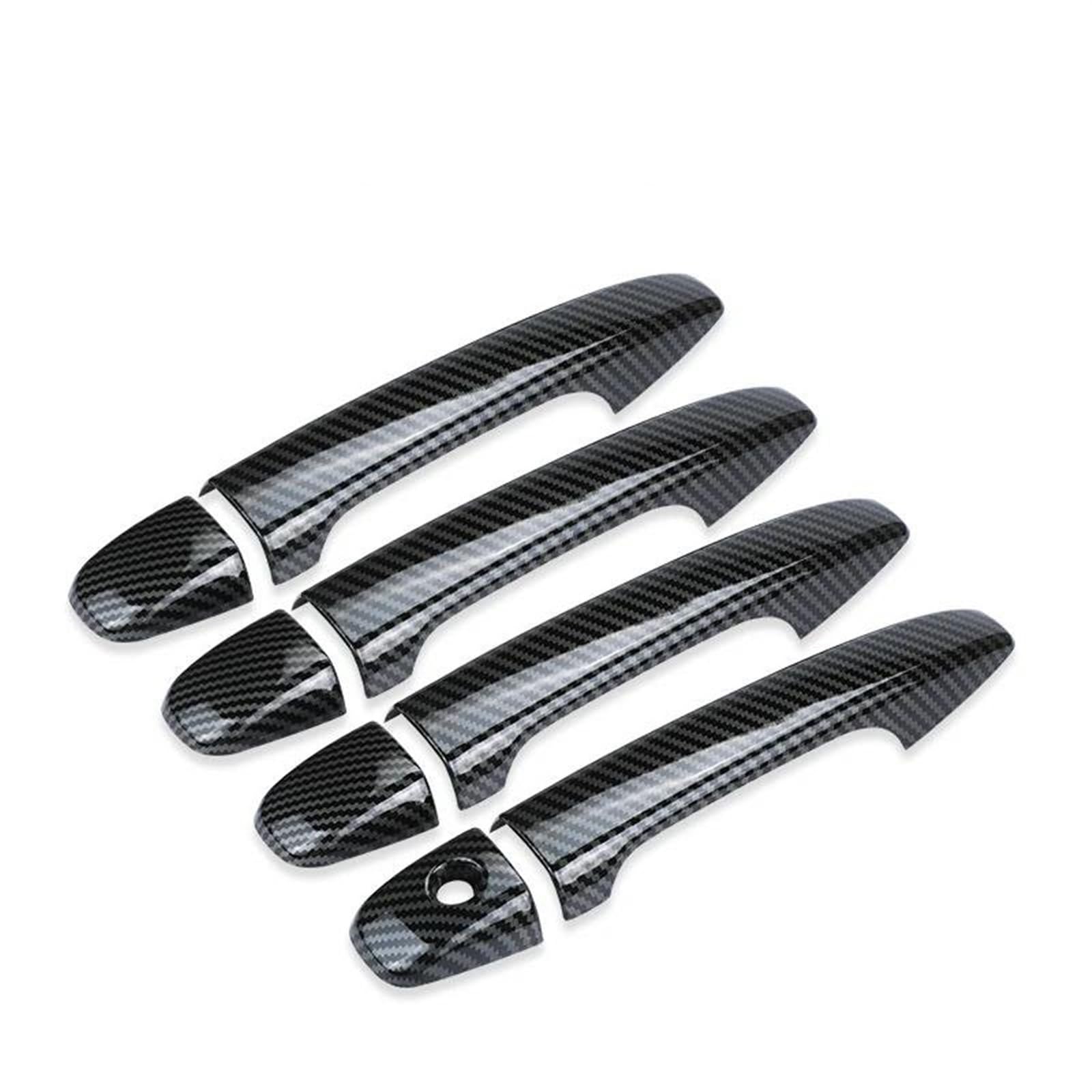 NOHEEU Car Door Handle Cap Decorative Outer Cover Shell for Subaru WRX STi 2015-2021