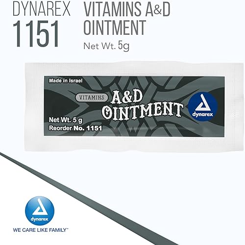 Miniatura 3 de Dynarex Vitaminas A & D Ungüento sin lanolina – Vitamina A y D ungüento protector para cortes menores, quemaduras, sarpullido del pañal y piel seca