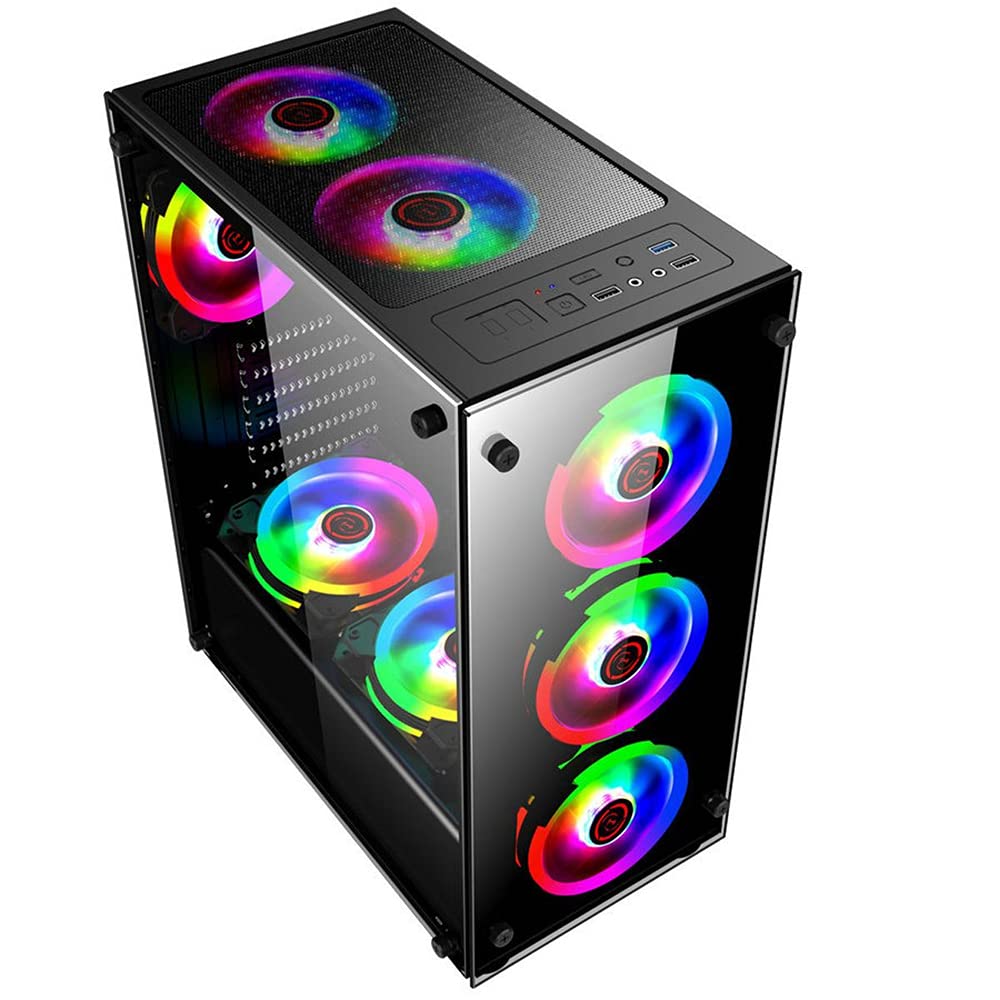 Buy zxz ATX Case, MidTower PC Gaming Chassis, Compact Computer Cases