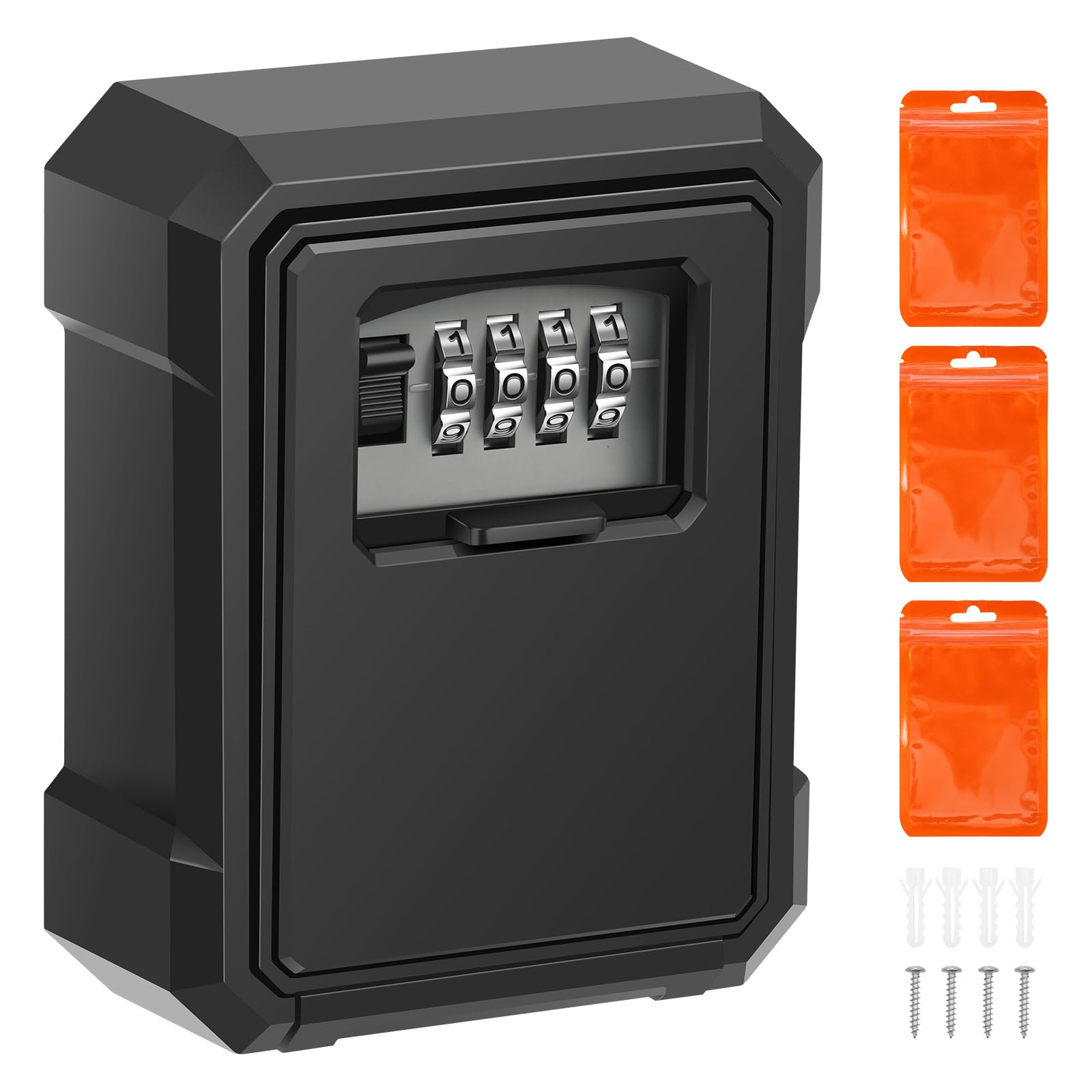 Key Safe Wall Mounted Key Lock Box Outdoor Waterproof for Home Garage