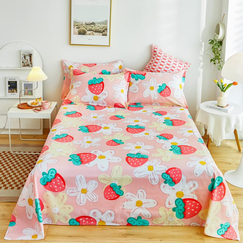 Sábanas 100% algodón de tacto suave confección en sarga de 160x230 cm 6