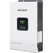 5500W Hybrid Solar Inverter,48V DC to 110/120V AC,Inversor Built in 100A MPPT Charger,Max. PV Input 8500W 500Vdc, Off Grid Pure Sine Wave Inverter, for Lead Acid/LiFePO4,Home Backup