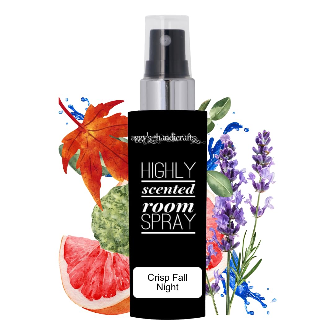 CRISP FALL NIGHT Handmade Highly Scented Room Spray Mist Air Freshener for Home