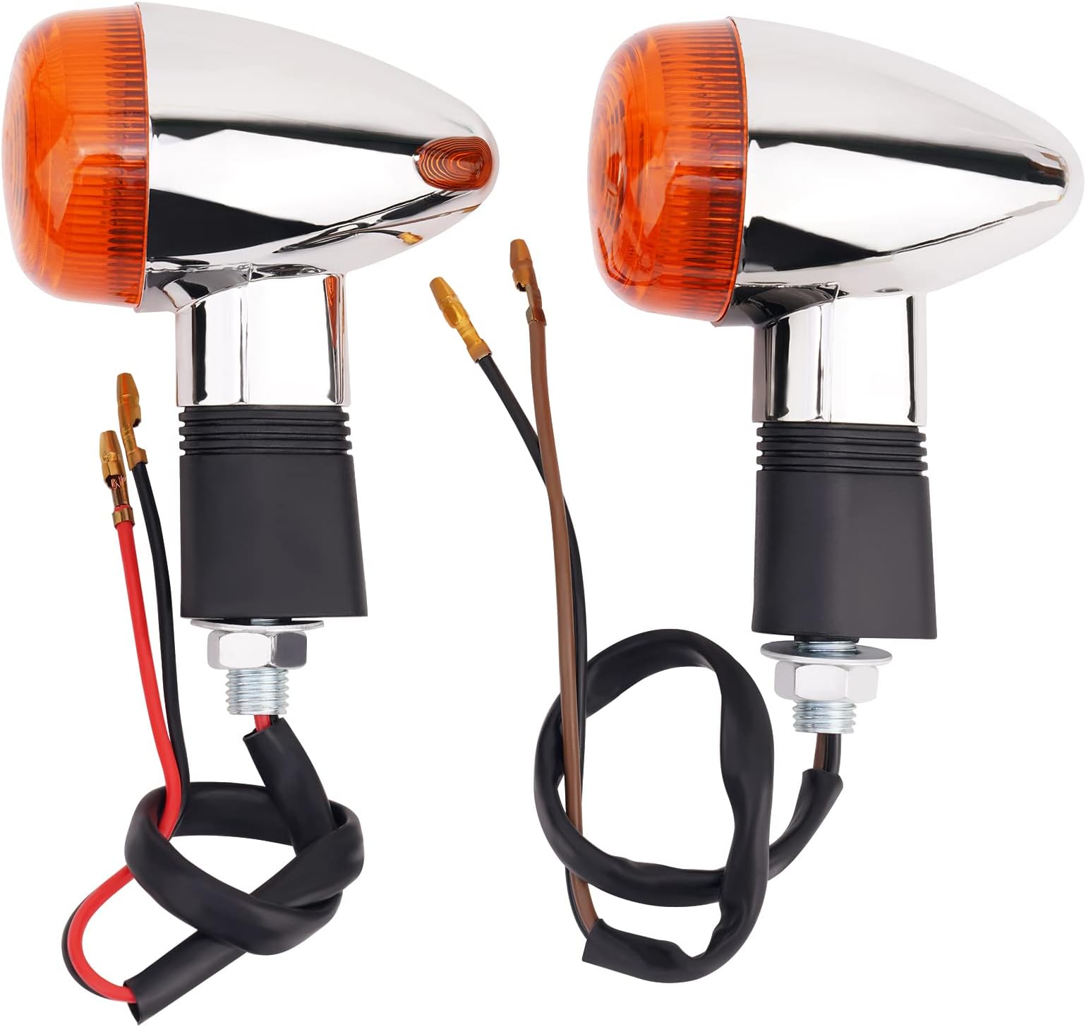 Clignotants Avant Et Arrière Pour Moto Honda Magna, Steed, Shadow – Pièce De Rechange Compatible