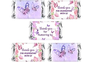 Mini Candy Bar Wrappers with a Touch of Butterflies