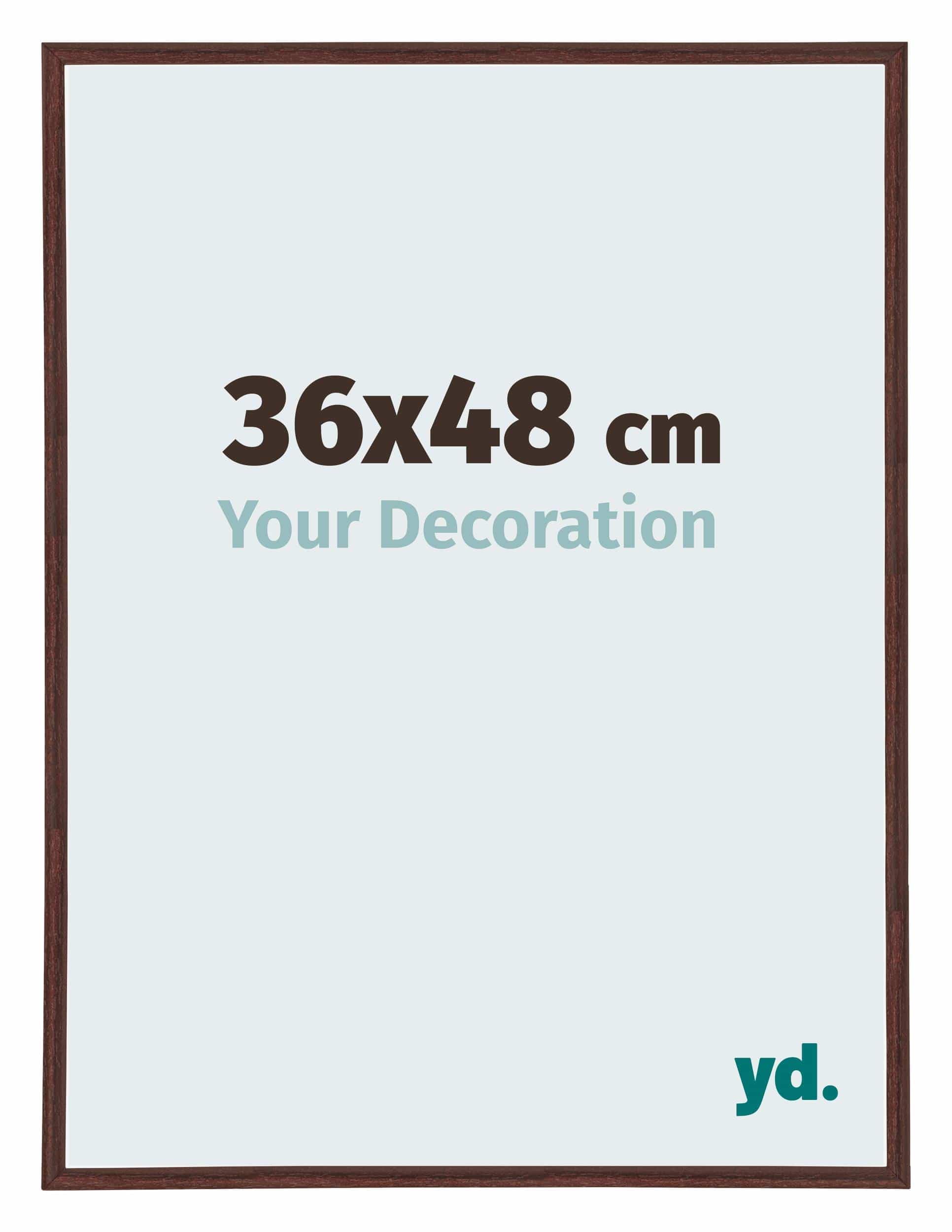Your Decoration - Puzzle frame 36x48 - Brown - Puzzle frame 500-1000 Pieces - Plastic Photoframe - Annecy
