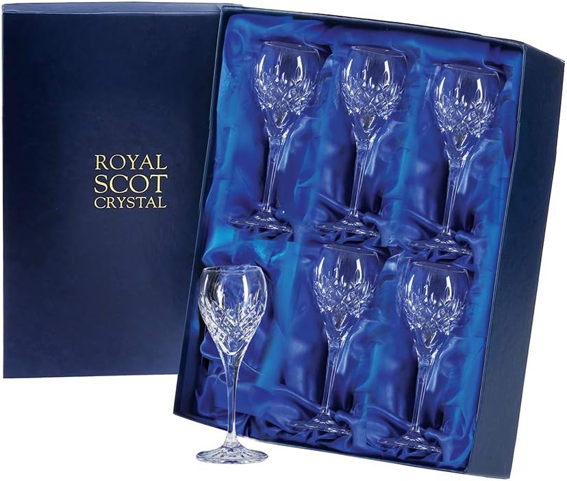Royal Scot Crystal 6 of 6 London Crystal Port/Sherry Glasses Amazon