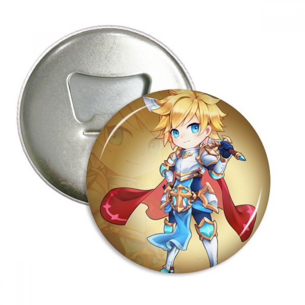 Jeu Fantasy Dungeons décapsuleur aimanté et badge bouton en lot de 3 pièces