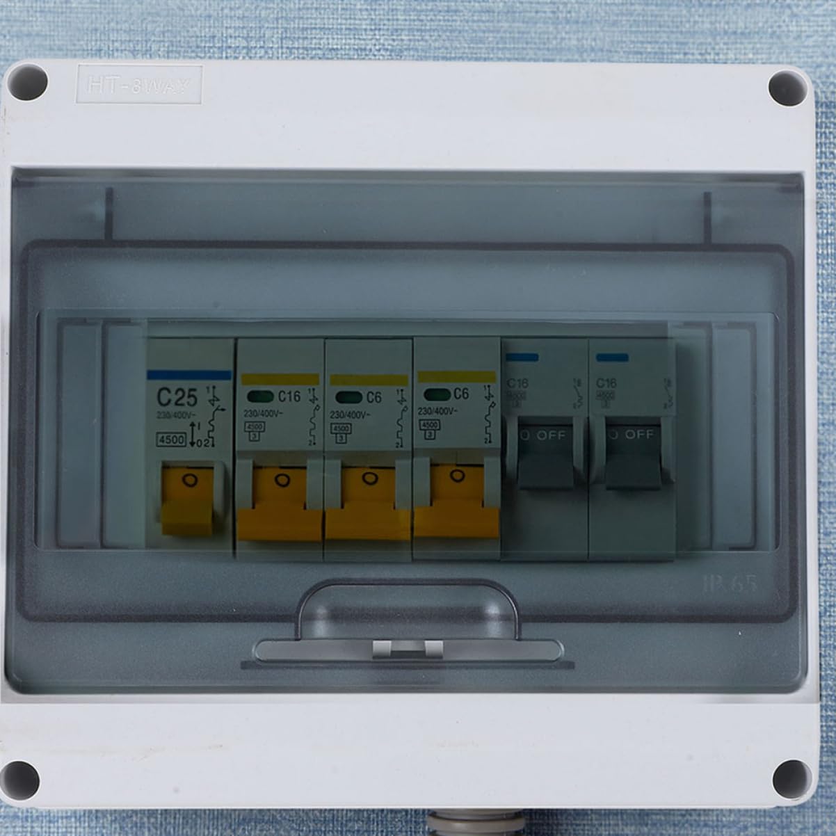 1 set Scatola Elettrica Vie con Protezione per Uso per Uffici Fabbriche e Residenze Facile da Installare e Resistente